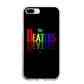 Чехол для iPhone 7Plus/8 Plus матовый с принтом The beatles в Екатеринбурге, Силикон | Область печати: задняя сторона чехла, без боковых панелей | british | rock | the beatles