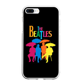 Чехол для iPhone 7Plus/8 Plus матовый с принтом The beatles в Екатеринбурге, Силикон | Область печати: задняя сторона чехла, без боковых панелей | british | rock | the beatles