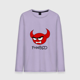 Мужской лонгслив хлопок с принтом FreeBSD демон в Екатеринбурге, 100% хлопок |  | Тематика изображения на принте: bsd | demon | freebsd | os | unix | демон | злой | ос | чёртик