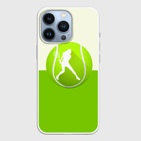 Чехол для iPhone 13 Pro с принтом Теннис в Екатеринбурге,  |  | sport | логотип | мяч | спорт | теннис