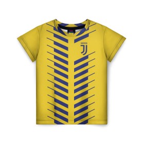 Детская футболка 3D с принтом Juventus 2018 Creative #1 в Екатеринбурге, 100% гипоаллергенный полиэфир | прямой крой, круглый вырез горловины, длина до линии бедер, чуть спущенное плечо, ткань немного тянется | Тематика изображения на принте: 