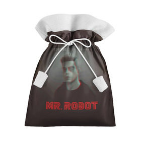 Подарочный 3D мешок с принтом Mr Robot в Екатеринбурге, 100% полиэстер | Размер: 29*39 см | mister robot | mr robot | rami malek | мистер робот | рами малек