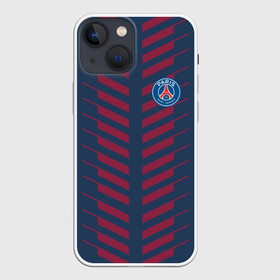 Чехол для iPhone 13 mini с принтом PSG LOGO ORIGINAL UNIFORM | ПСЖ ФОРМА в Екатеринбурге,  |  | Тематика изображения на принте: fc | fly emirates | paris | psg | лого | париж | псж | спорт | спортивные | фк | футбольный клуб