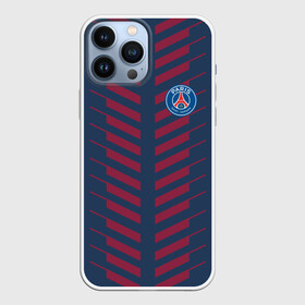 Чехол для iPhone 13 Pro Max с принтом PSG LOGO ORIGINAL UNIFORM | ПСЖ ФОРМА в Екатеринбурге,  |  | fc | fly emirates | paris | psg | лого | париж | псж | спорт | спортивные | фк | футбольный клуб