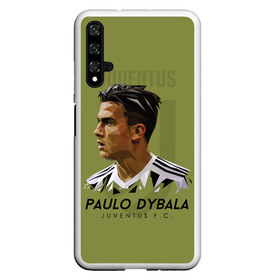 Чехол для Honor 20 с принтом Paulo Dybala Juventus FC в Екатеринбурге, Силикон | Область печати: задняя сторона чехла, без боковых панелей | dibala | dybala | juve | juventus | juvi | kit | russia | world cup | бонусная | гостевая | дибала | домашняя | италия | футбол | чемпионат мира | юве | ювентус | юви