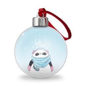 Ёлочный шар с принтом Hate winter в Екатеринбурге, Пластик | Диаметр: 77 мм | зима | новый год | подарок | рождество