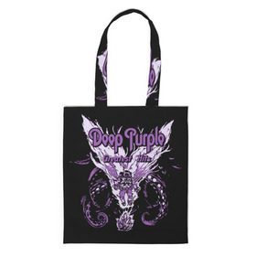 Сумка 3D повседневная с принтом Deep Purple в Екатеринбурге, 100% полиэстер | Плотность: 200 г/м2; Размер: 34×35 см; Высота лямок: 30 см | album | british | deep purple | england | heavy metal | rock group | альбом | англия | британская | рок группа | хеви металл