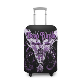 Чехол для чемодана 3D с принтом Deep Purple в Екатеринбурге, 86% полиэфир, 14% спандекс | двустороннее нанесение принта, прорези для ручек и колес | album | british | deep purple | england | heavy metal | rock group | альбом | англия | британская | рок группа | хеви металл