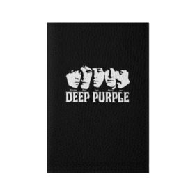 Обложка для паспорта матовая кожа с принтом Deep Purple в Екатеринбурге, натуральная матовая кожа | размер 19,3 х 13,7 см; прозрачные пластиковые крепления | Тематика изображения на принте: album | british | deep purple | england | heavy metal | rock group | альбом | англия | британская | рок группа | хеви металл