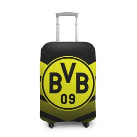 Чехол для чемодана 3D с принтом FC Borussia 2018 Original #15 в Екатеринбурге, 86% полиэфир, 14% спандекс | двустороннее нанесение принта, прорези для ручек и колес | боруссия | дортмунд