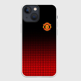 Чехол для iPhone 13 mini с принтом МАНЧЕСТЕР ЮНАЙТЕД | FCMU | MANCHESTER UNITED в Екатеринбурге,  |  | emirates | fc | manchester united | абстракция | геометрия | зож | клуб | линии | манчестер юнайтед | модные | мяч | россии | спорт | спортивные | стиль | тренды | футбол | футбольный клуб | экстрим | эмблема