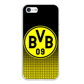 Чехол для iPhone 5/5S матовый с принтом FC Borussia 2018 Original #1 в Екатеринбурге, Силикон | Область печати: задняя сторона чехла, без боковых панелей | боруссия | дортмунд