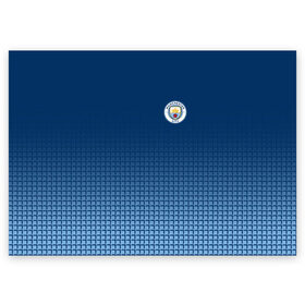 Поздравительная открытка с принтом Manchester city 2018 #9 в Екатеринбурге, 100% бумага | плотность бумаги 280 г/м2, матовая, на обратной стороне линовка и место для марки
 | Тематика изображения на принте: fc | manchester city | манчестер сити | спорт | спортивные | футбол | футбольный клуб