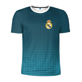 Мужская футболка 3D спортивная с принтом Real Madrid 2018 #14 в Екатеринбурге, 100% полиэстер с улучшенными характеристиками | приталенный силуэт, круглая горловина, широкие плечи, сужается к линии бедра | emirates | fc | real madrid | клуб | мода | мяч | реал мадрид | экстрим | эмблема
