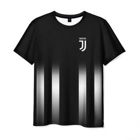 Мужская футболка 3D с принтом Juventus 2018 Line в Екатеринбурге, 100% полиэфир | прямой крой, круглый вырез горловины, длина до линии бедер | fc | juventus | спорт | фк | футбол | ювентус