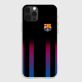 Чехол для iPhone 12 Pro Max с принтом FC Barcelona Color Line в Екатеринбурге, Силикон |  | fc barcelona | fcb | барселона | спорт | спортивные | фк | футбол