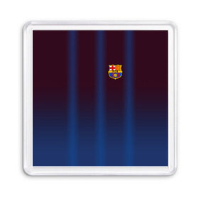 Магнит 55*55 с принтом FC Barcelona Gradient в Екатеринбурге, Пластик | Размер: 65*65 мм; Размер печати: 55*55 мм | fc | fc barcelona | fcb | барселона | спорт | спортивные | фк | футбол