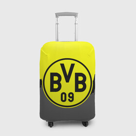 Чехол для чемодана 3D с принтом FC Borussia 2018 Paints в Екатеринбурге, 86% полиэфир, 14% спандекс | двустороннее нанесение принта, прорези для ручек и колес | borussia dortmund | fc | боруссия | спорт | спортивные | фк | футбол