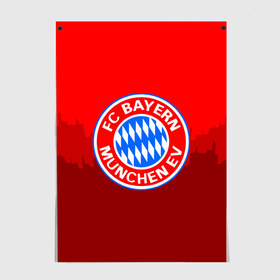 Постер с принтом FC Bayern 2018 Paints в Екатеринбурге, 100% бумага
 | бумага, плотность 150 мг. Матовая, но за счет высокого коэффициента гладкости имеет небольшой блеск и дает на свету блики, но в отличии от глянцевой бумаги не покрыта лаком | bayern | fc | бавария | спорт | спортивные | фк | футбол