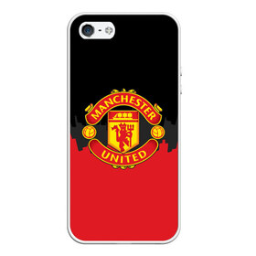 Чехол для iPhone 5/5S матовый с принтом Manchester United 2018 Paints в Екатеринбурге, Силикон | Область печати: задняя сторона чехла, без боковых панелей | fc | manchester united | манчестер юнайтед | спорт | спортивные | фк | футбол