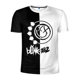 Мужская футболка 3D спортивная с принтом Blink-182 в Екатеринбурге, 100% полиэстер с улучшенными характеристиками | приталенный силуэт, круглая горловина, широкие плечи, сужается к линии бедра | blink | альтернативный рок | блинк | марк хоппус | музыка | мэтт скиба | панк рок | поп панк | рок | скейт панк | трэвис баркер