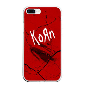 Чехол для iPhone 7Plus/8 Plus матовый с принтом Korn в Екатеринбурге, Силикон | Область печати: задняя сторона чехла, без боковых панелей | korn | koяn | альтернативный | арвизу | гранж | грув | группа | дэвис | корн | коян | лузье | манки | метал | музыка | нюметал | панк | песни | рок | уэлч | филди | филипп | хэд | шаффер