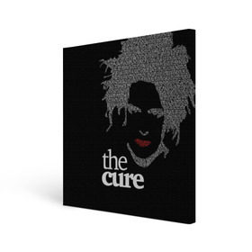Холст квадратный с принтом The Cure в Екатеринбурге, 100% ПВХ |  | Тематика изображения на принте: robert smith | rock band | the cure | uk | британия | роберт смит | рок группа