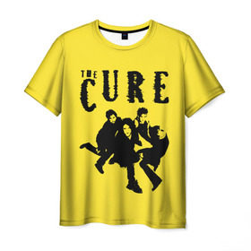 Мужская футболка 3D с принтом The Cure в Екатеринбурге, 100% полиэфир | прямой крой, круглый вырез горловины, длина до линии бедер | Тематика изображения на принте: robert smith | rock band | the cure | uk | британия | роберт смит | рок группа