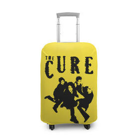 Чехол для чемодана 3D с принтом The Cure в Екатеринбурге, 86% полиэфир, 14% спандекс | двустороннее нанесение принта, прорези для ручек и колес | robert smith | rock band | the cure | uk | британия | роберт смит | рок группа