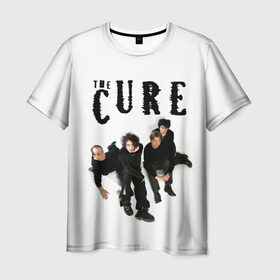 Мужская футболка 3D с принтом The Cure в Екатеринбурге, 100% полиэфир | прямой крой, круглый вырез горловины, длина до линии бедер | Тематика изображения на принте: 