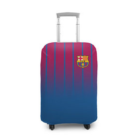 Чехол для чемодана 3D с принтом FC Barcelona 2018 в Екатеринбурге, 86% полиэфир, 14% спандекс | двустороннее нанесение принта, прорези для ручек и колес | fc | fc barcelona | fcb | барселона | спорт | спортивные | футбол | футбольный клуб