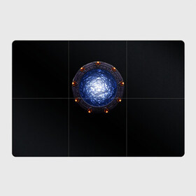 Магнитный плакат 3Х2 с принтом Stargate в Екатеринбурге, Полимерный материал с магнитным слоем | 6 деталей размером 9*9 см | sg1 | wormhole | другие миры | зв1 | звёздные врата | кротовая нора | портал | тоннель | червоточина