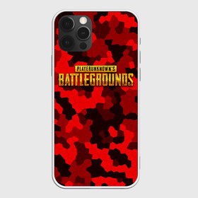 Чехол для iPhone 12 Pro Max с принтом PUBG Red Military в Екатеринбурге, Силикон |  | battle royal | playerunknowns battlegrounds | pubg | пабг | пубг