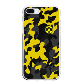 Чехол для iPhone 7Plus/8 Plus матовый с принтом Borussia 2018 Military Sport в Екатеринбурге, Силикон | Область печати: задняя сторона чехла, без боковых панелей | боруссия | дортмунд