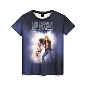 Женская футболка 3D с принтом Led Zeppelin в Екатеринбурге, 100% полиэфир ( синтетическое хлопкоподобное полотно) | прямой крой, круглый вырез горловины, длина до линии бедер | led | led zeppelin | блюз | группа | джимми пейдж | джон генри бонэм | джон пол джонс | лед зепелен | лед зеппелин | метал | роберт плант | рок | тяжелый | фолк | хард | хардрок | хеви | хевиметал