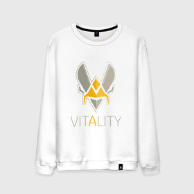 Мужской свитшот хлопок с принтом VITALITY Team Esports в Екатеринбурге, 100% хлопок |  | 6 | rainbow six | siege | битва | война | игра | киберспорт | оружие | осада | радуга | шутер