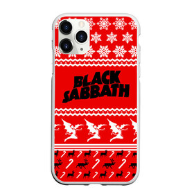 Чехол для iPhone 11 Pro матовый с принтом Праздничный Black Sabbath в Екатеринбурге, Силикон |  | black sabbath | ozzy osbourne | ангелы | билл уорд | гизер батлер | группа | знак | красный | метал | музыка | надпись | новогодний | новый год | оззи | осборн | песни | праздник | ро | рождество | рок | снежинки