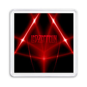 Магнит 55*55 с принтом Led Zeppelin в Екатеринбурге, Пластик | Размер: 65*65 мм; Размер печати: 55*55 мм | 
