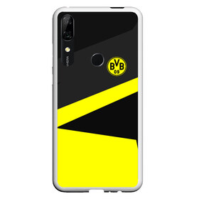 Чехол для Honor P Smart Z с принтом Borussia 2018 Geometry Sport в Екатеринбурге, Силикон | Область печати: задняя сторона чехла, без боковых панелей | fc |  borussia dortmund | боруссия | спорт | спортивные | фк | футбол | футбольный клуб