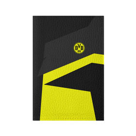 Обложка для паспорта матовая кожа с принтом Borussia 2018 Geometry Sport в Екатеринбурге, натуральная матовая кожа | размер 19,3 х 13,7 см; прозрачные пластиковые крепления | fc |  borussia dortmund | боруссия | спорт | спортивные | фк | футбол | футбольный клуб