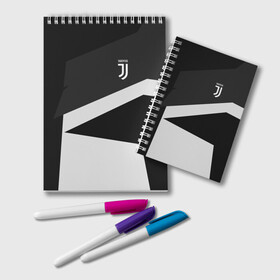 Блокнот с принтом Juventus 2018 Geometry Sport в Екатеринбурге, 100% бумага | 48 листов, плотность листов — 60 г/м2, плотность картонной обложки — 250 г/м2. Листы скреплены удобной пружинной спиралью. Цвет линий — светло-серый
 | fc | juventus | спорт | спортивные | фк | футбол | футбольный клуб | ювентус