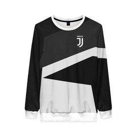 Женский свитшот 3D с принтом Juventus 2018 Geometry Sport в Екатеринбурге, 100% полиэстер с мягким внутренним слоем | круглый вырез горловины, мягкая резинка на манжетах и поясе, свободная посадка по фигуре | fc | juventus | спорт | спортивные | фк | футбол | футбольный клуб | ювентус