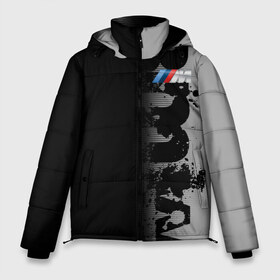Мужская зимняя куртка 3D с принтом BMW M BLACK GREY в Екатеринбурге, верх — 100% полиэстер; подкладка — 100% полиэстер; утеплитель — 100% полиэстер | длина ниже бедра, свободный силуэт Оверсайз. Есть воротник-стойка, отстегивающийся капюшон и ветрозащитная планка. 

Боковые карманы с листочкой на кнопках и внутренний карман на молнии. | Тематика изображения на принте: bmw | bmw motorsport | bmw performance | carbon | m | motorsport | performance | sport | бмв | карбон | моторспорт | спорт