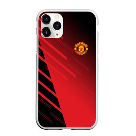 Чехол для iPhone 11 Pro матовый с принтом F C M U 2018 Geometry Sport в Екатеринбурге, Силикон |  | fc | manchester united | манчестер юнайтед | спорт | спортивные | фк | футбол | футбольный клуб