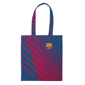 Сумка 3D повседневная с принтом FC Barca 2018 Creative uniform в Екатеринбурге, 100% полиэстер | Плотность: 200 г/м2; Размер: 34×35 см; Высота лямок: 30 см | 