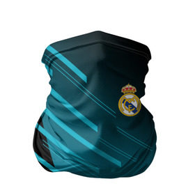 Бандана-труба 3D с принтом Real Madrid Creative uniform в Екатеринбурге, 100% полиэстер, ткань с особыми свойствами — Activecool | плотность 150‒180 г/м2; хорошо тянется, но сохраняет форму | fc | real madrid | реал мадрид | спорт | спортивные | фк | футбол | футбольный клуб