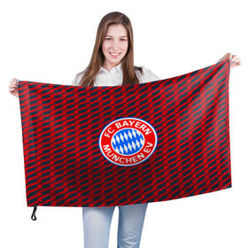 Флаг 3D с принтом FC Bayern 2018 Creative в Екатеринбурге, 100% полиэстер | плотность ткани — 95 г/м2, размер — 67 х 109 см. Принт наносится с одной стороны | bayern | fc | бавария | спорт | спортивные | фк | футбол | футбольный клуб