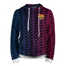 Мужская толстовка 3D с принтом FC Barca 2018 Creative uniform в Екатеринбурге, 100% полиэстер | двухслойный капюшон со шнурком для регулировки, мягкие манжеты на рукавах и по низу толстовки, спереди карман-кенгуру с мягким внутренним слоем. | fc | fc barcelona | fcb | барселона | спорт | спортивные | фк | футбол | футбольный клуб