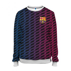 Женский свитшот 3D с принтом FC Barca 2018 Creative uniform в Екатеринбурге, 100% полиэстер с мягким внутренним слоем | круглый вырез горловины, мягкая резинка на манжетах и поясе, свободная посадка по фигуре | fc | fc barcelona | fcb | барселона | спорт | спортивные | фк | футбол | футбольный клуб