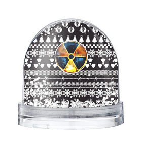 Снежный шар с принтом S.T.A.L.K.E.R Ядерная Зима в Екатеринбурге, Пластик | Изображение внутри шара печатается на глянцевой фотобумаге с двух сторон | stalker | зима | новогодние | новый год | радиация | сталкер | чернобыль